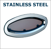 Stainless steel portlights